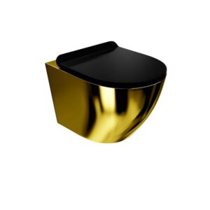 WC pott Sofi Slim Gold/Black